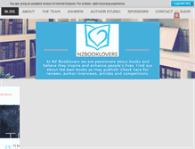 Tablet Screenshot of nzbooklovers.co.nz